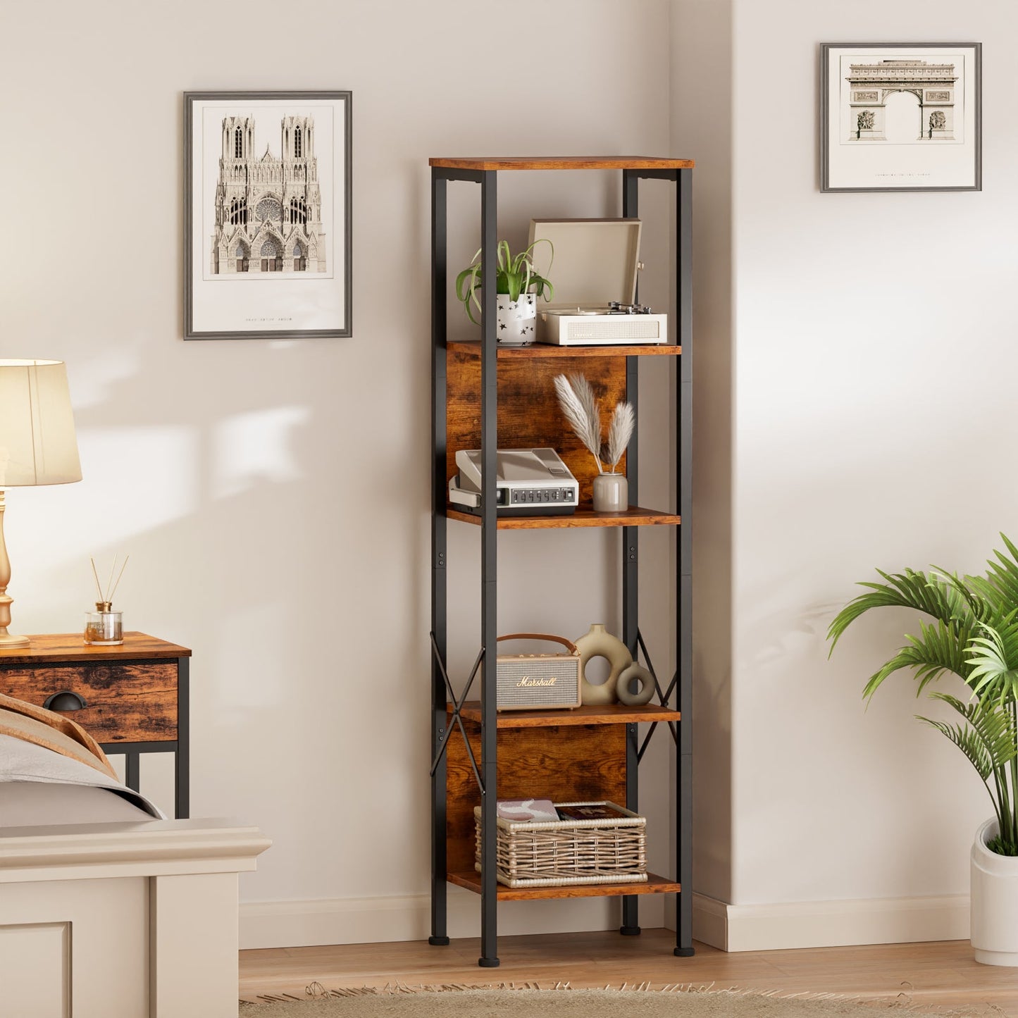 Symnic Bookshelf with Back