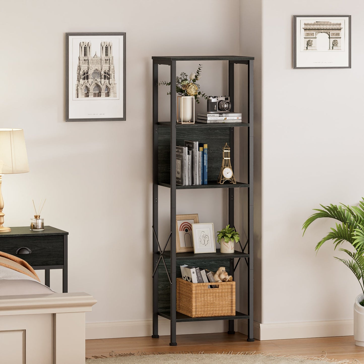 Symnic Bookshelf with Back